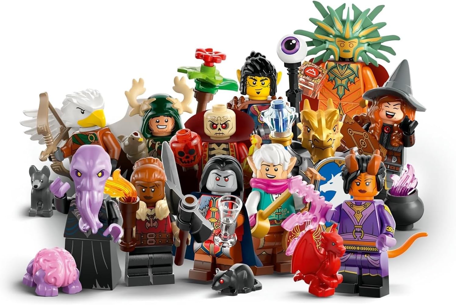 71047 Dungeons & Dragons Collectible Minifigures - Collect all 12 Characters 1 Character per box