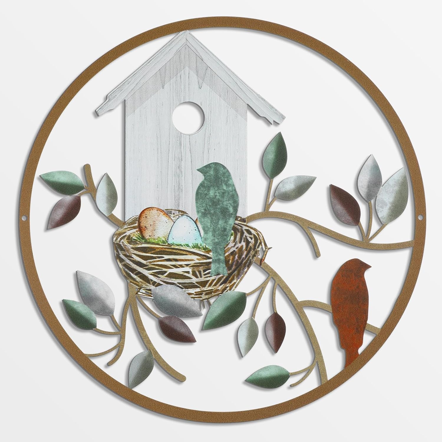 Bird Wall Decor Metal Bird Wall Art Outdoor Metal Bird Tree