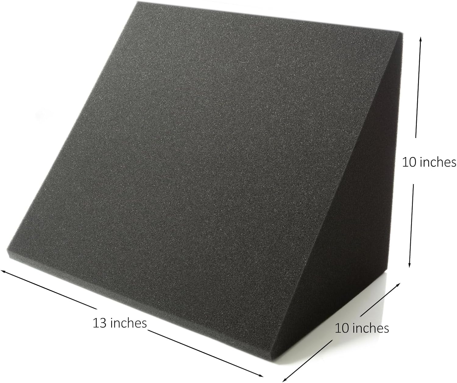 Large Bass Trap Acoustic Foam Corner, 4 Pack Delta Bass Traps for Wall Corner, Super Chunk Acoustic Foam for Studio, Home or Theater