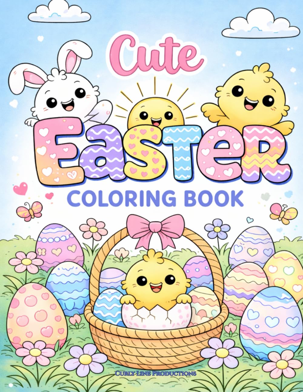 Cute Easter Coloring Book