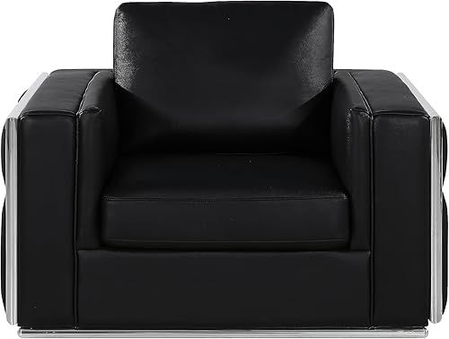 Miniatura 51 de Blackjack Furniture Catania - Moderno juego de sofá de cuero italiano de grano superior para sala de estar con marco de madera dura seca al horno y