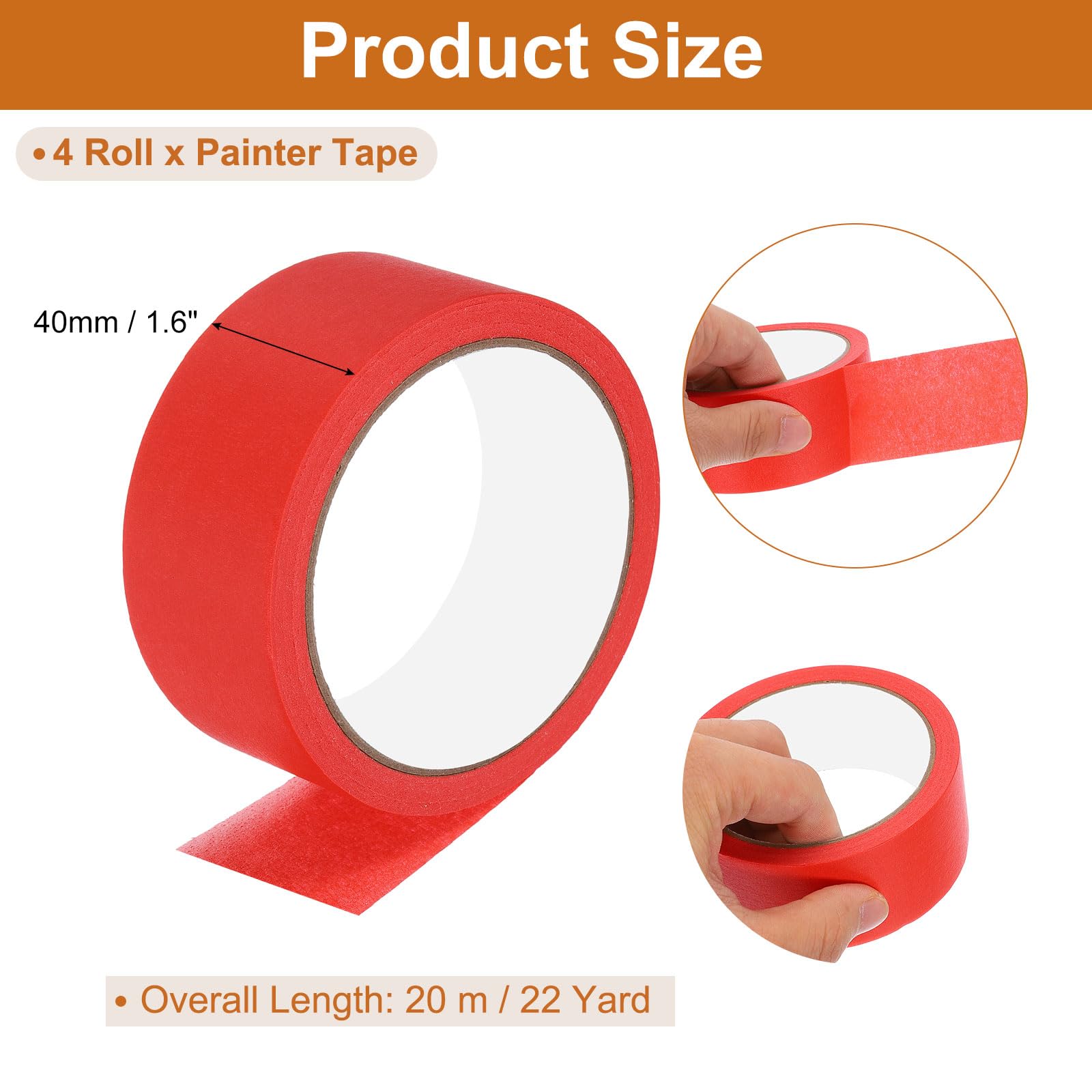 PATIKIL Masking Tape 1.6 Inch Wide - Image 2