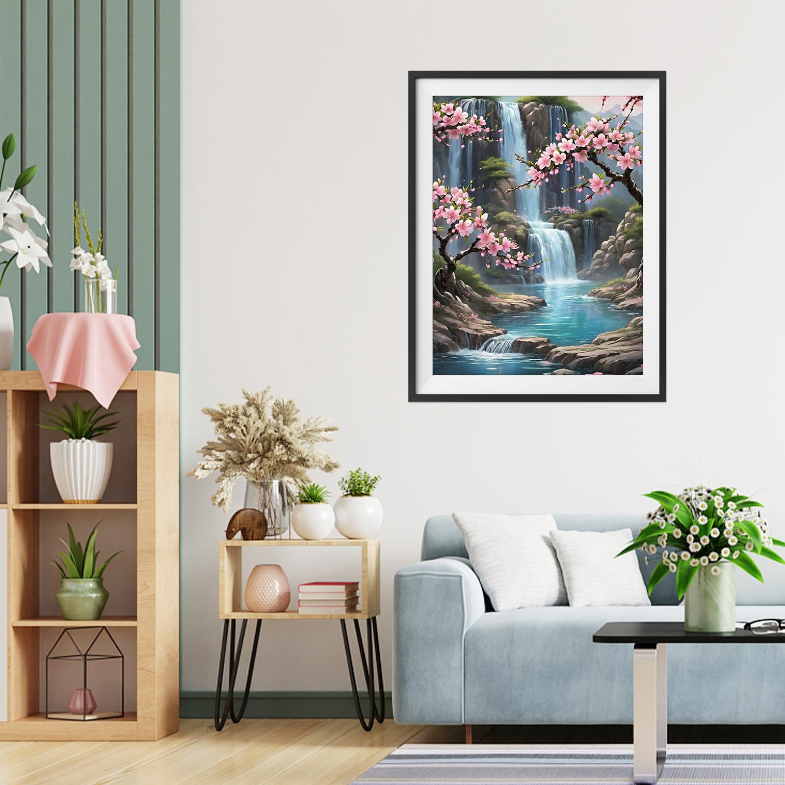 TOSTOG Diamond Painting Kit Adulte Débutant,Chat 5D DIY