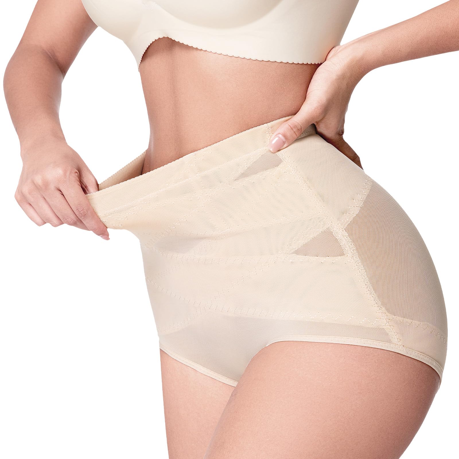 Annsuki Shapewear Damen Bauchweg Unterhose,Miederhose hoher Taille Bauch Weg Unterhose,Unterwäsche Miederpant Body Shaper für Frauen