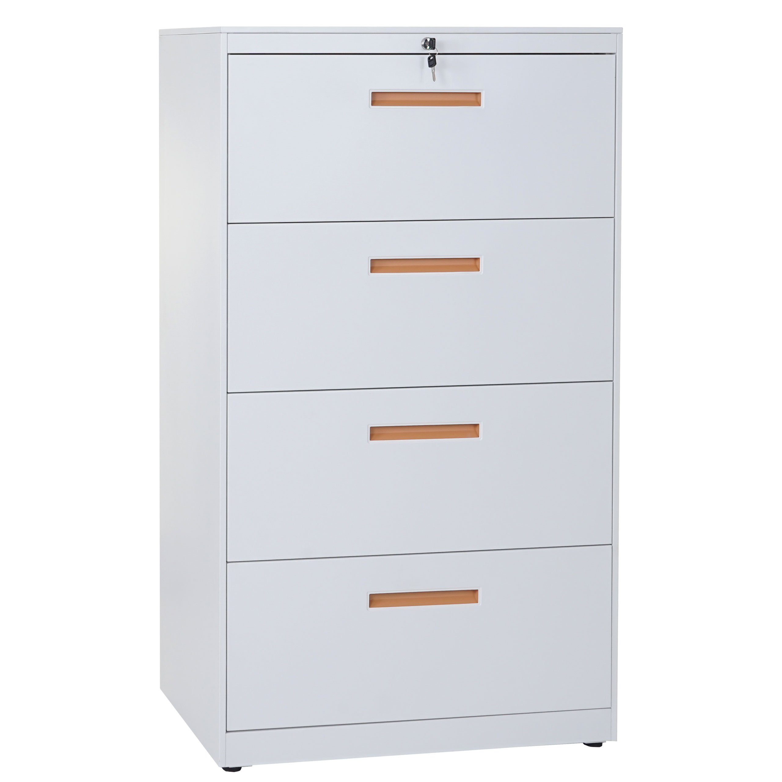 Meuble pour dossiers Suspendus Boston A10, Acier, 132x76x46 cm, Blanc