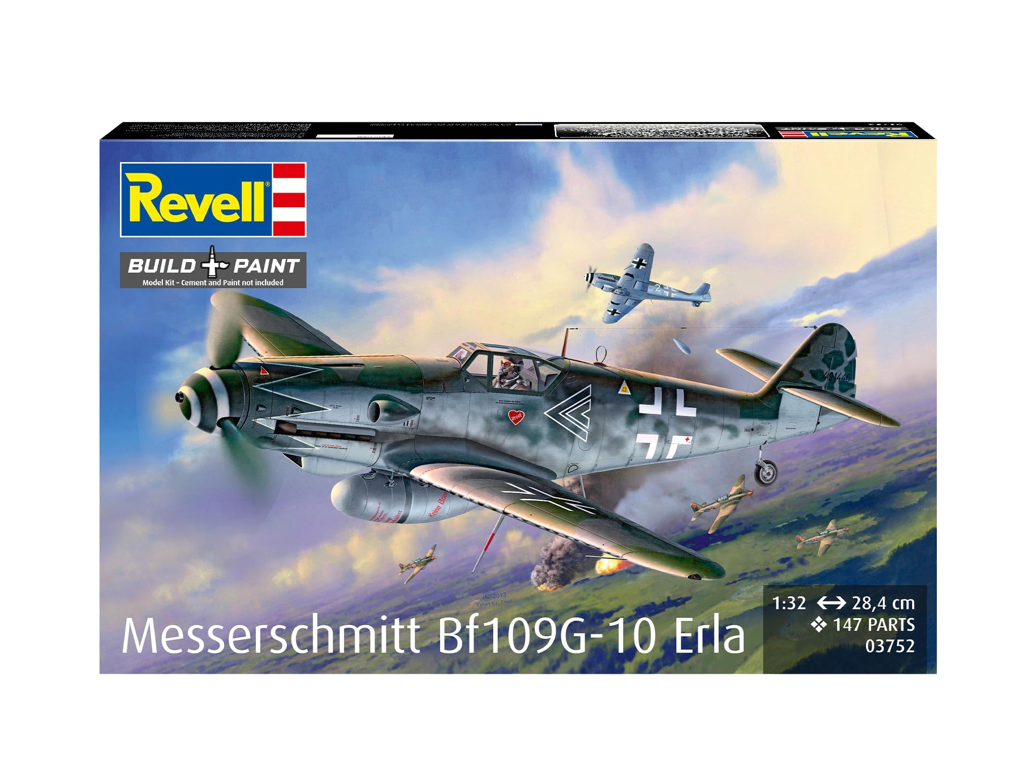 Amazon | ドイツレベル 1/32 メッサーシュミット Bf109G-10 “Erla Amazon | ドイツレベル 1/32 メッサーシュミット Bf109G-10 “Erla