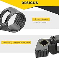 Vista 5 de herramienta universal para remover varilla de acoplamiento interior Herramienta de extracción de barra de dirección de servicio pesado, llave