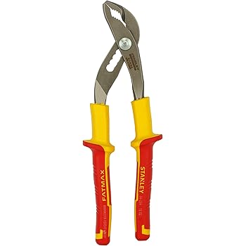 Stanley 0 84 294 Pince Multiprise 25 Mm Gamme Fatmax Poignee Bi Matiere 1000v Acier Trempe Haute Qualite Taillants Trempes Haute Frequence Normes En60900 Iec Cei900 Vde0692 Amazon Fr Bricolage