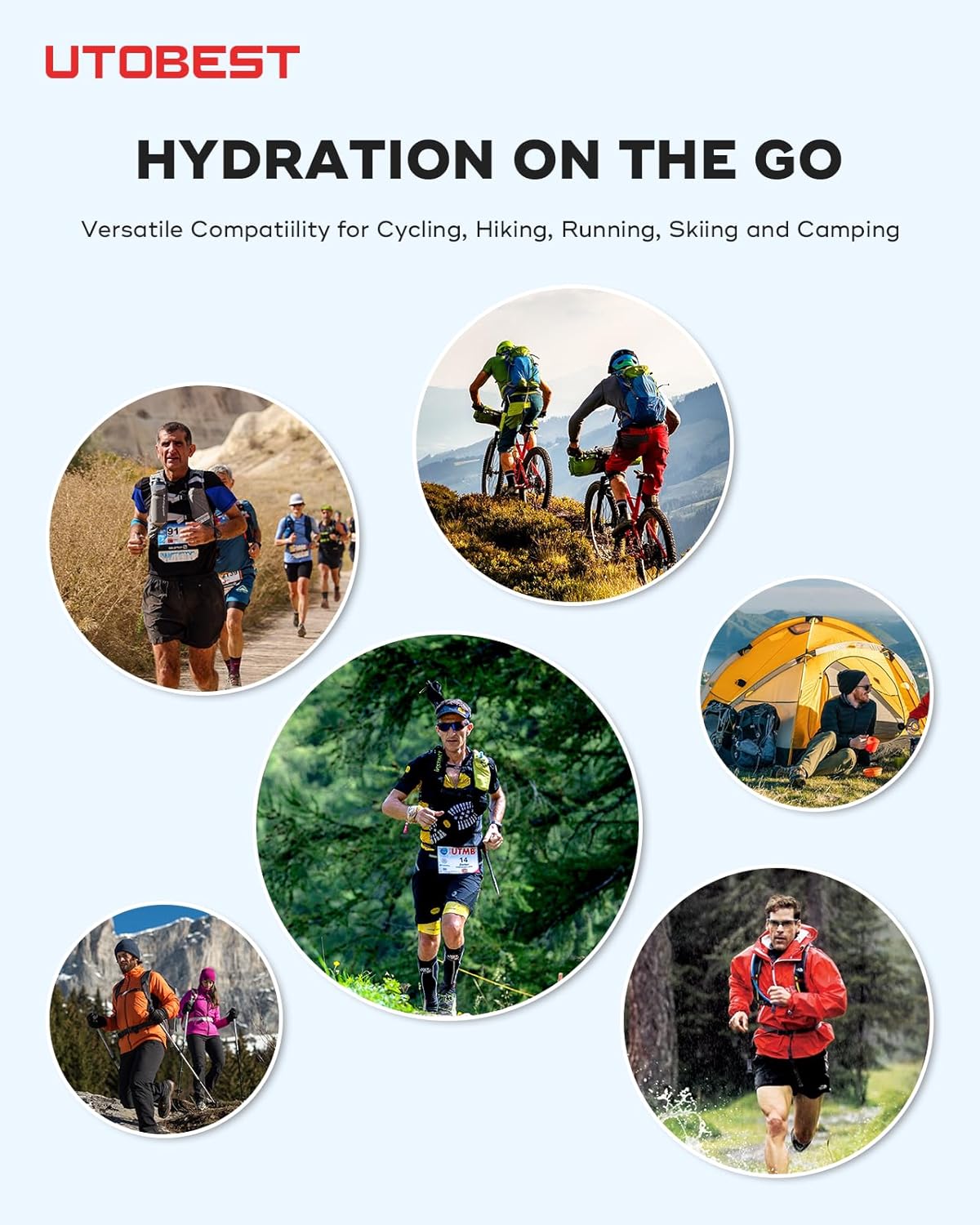 Water Bladder,Hydration Bladder 1L, 1.5L, 2L, 3L Water Bladder for Hiking Backpack, BPA Free, Leak Proof Water Reservoir for Running Cycling - Image 8