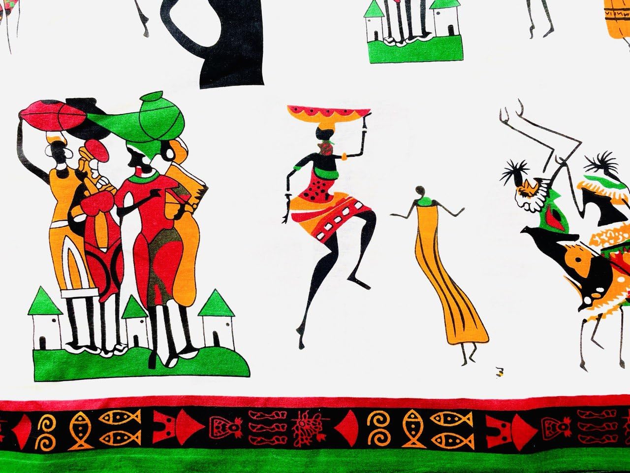 BONGO NARI BOUTIQUE PURE COTTON PRINTED KURTI FABRIC(2.5 METRE)