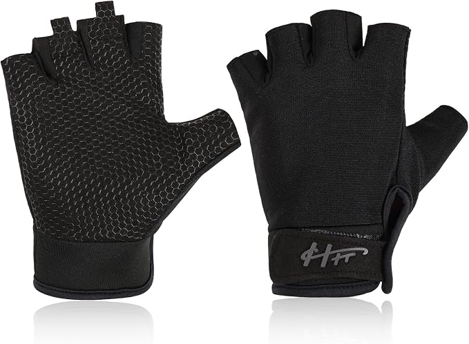 Guantes sin dedos, guantes de pesca, guantes de remo, guantes de remo, guantes de kayak, guantes de agua, guantes deportivos, guantes de pesca para hombres y mujeres, entrenamiento, ciclismo
