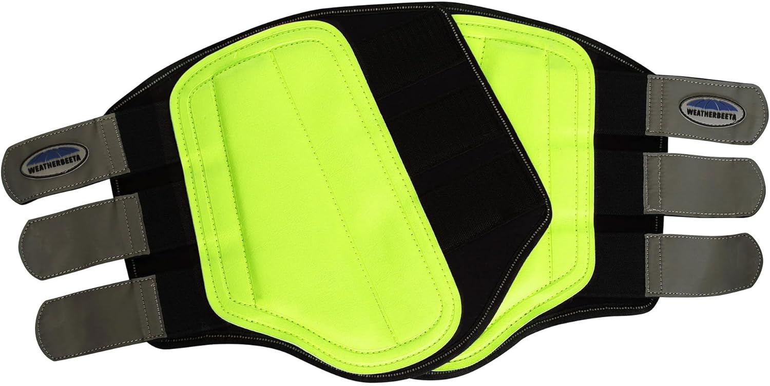 Weatherbeeta Reflective Single Lock Brushing Boots Pink/Silver 1004916 Boot Size - Full