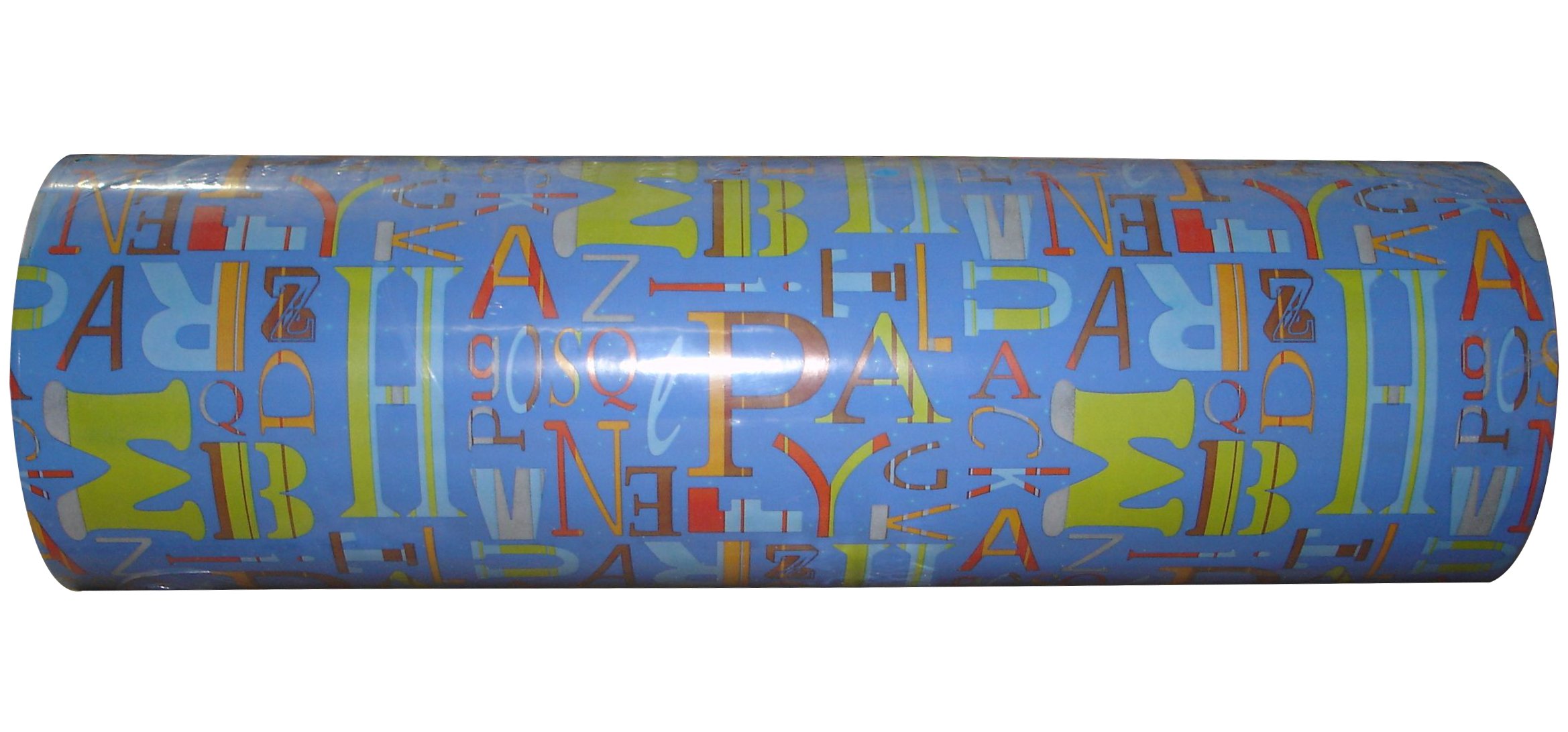 Woerner Geschenkpapier Grafia blau Rolle 250m x 50cm
