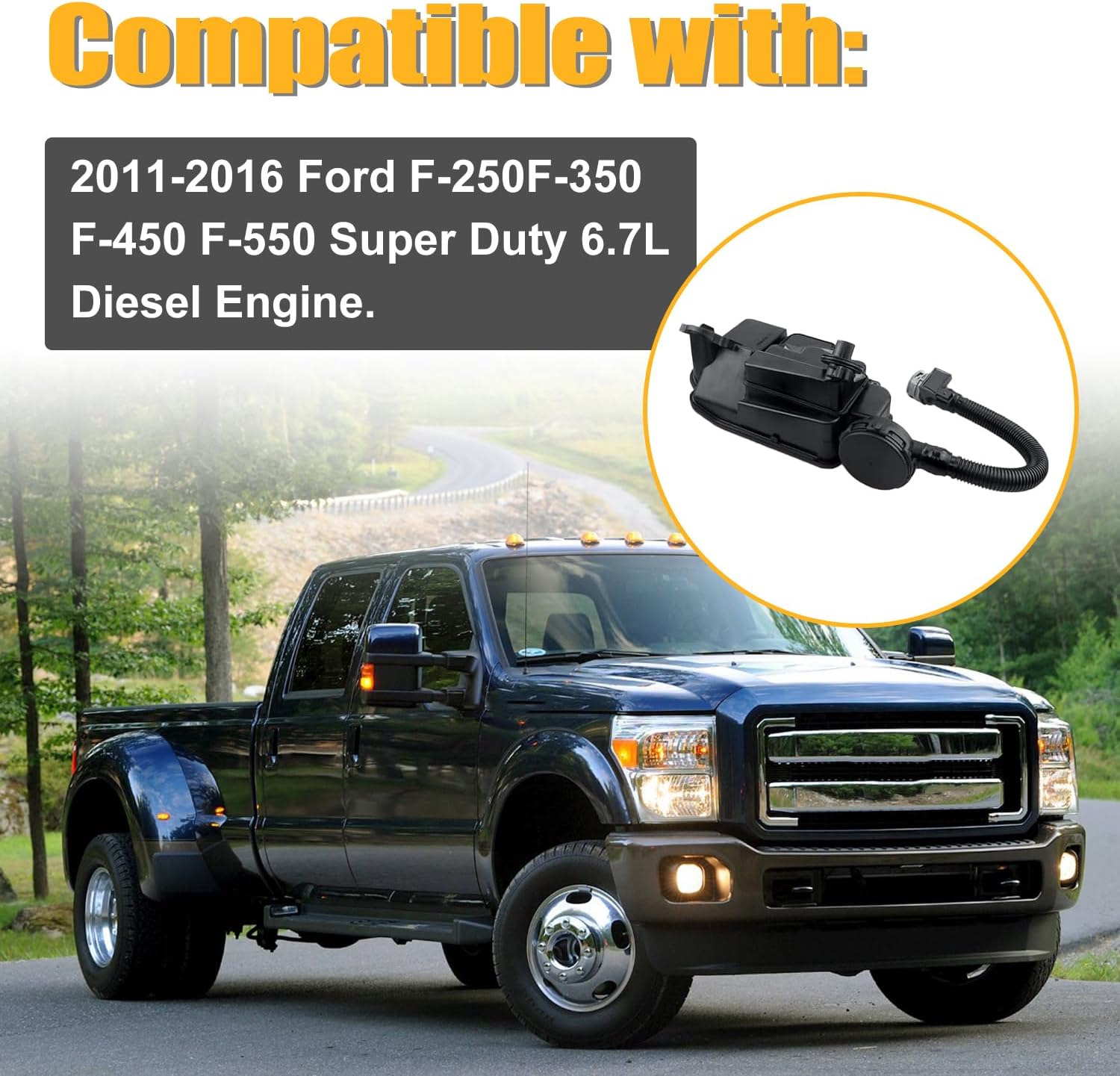 Emission Separator DC3Z6A785C Replacement for F-350 Super Duty 6.7L V8 Diesel 2011-2016