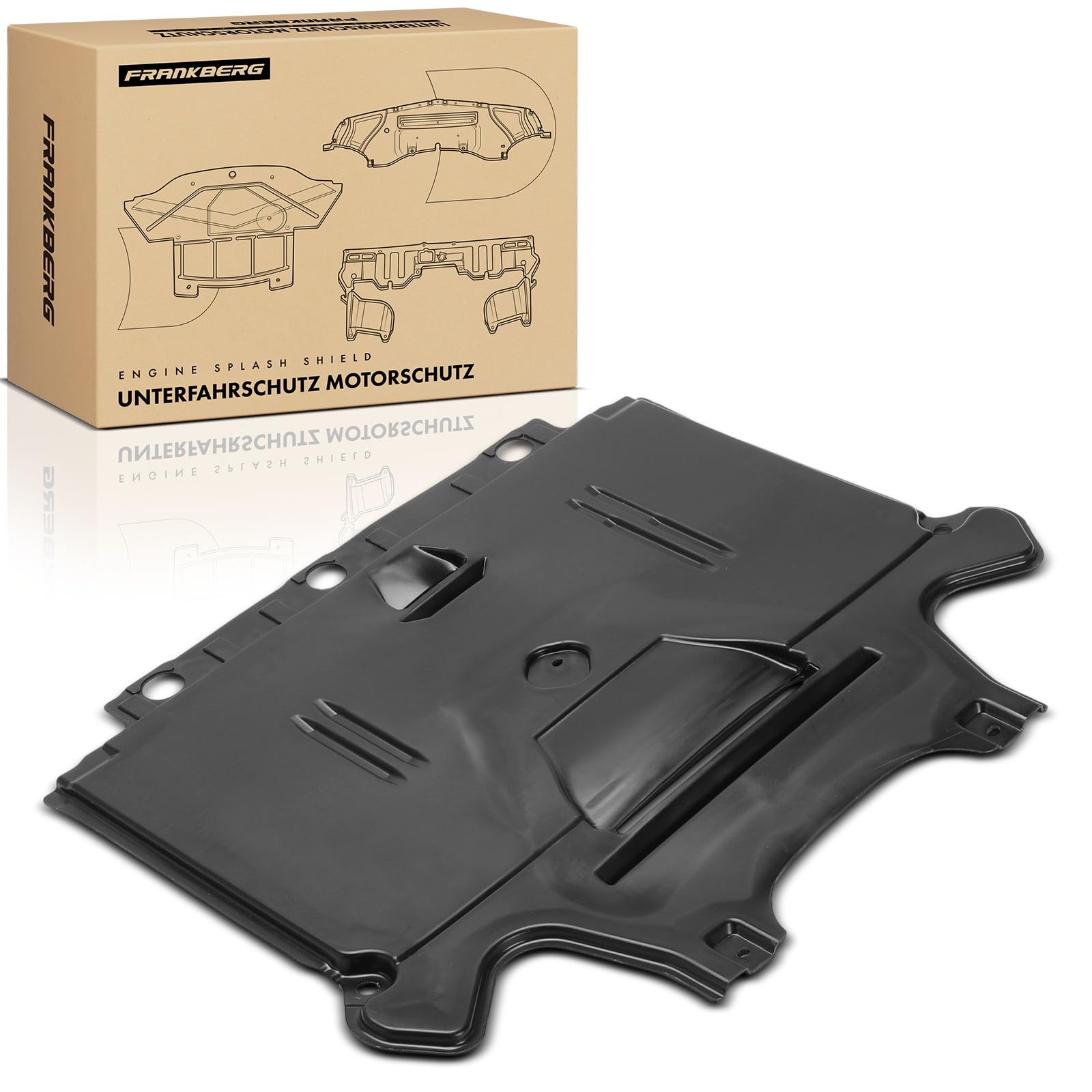 Frankberg Protezione sottoscocca protezione motore parte inferiore | 8K1863822J; Compatibile con: A4 Avant 8K5, A5 Sportback 8TA, A5 8T3, Q5 8RB, A4 8K2, A5 Cabriolet 8F7
