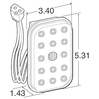Amazon.com: Truck-Lite (45258R) Stop/Turn/Tail Lamp : Automotive