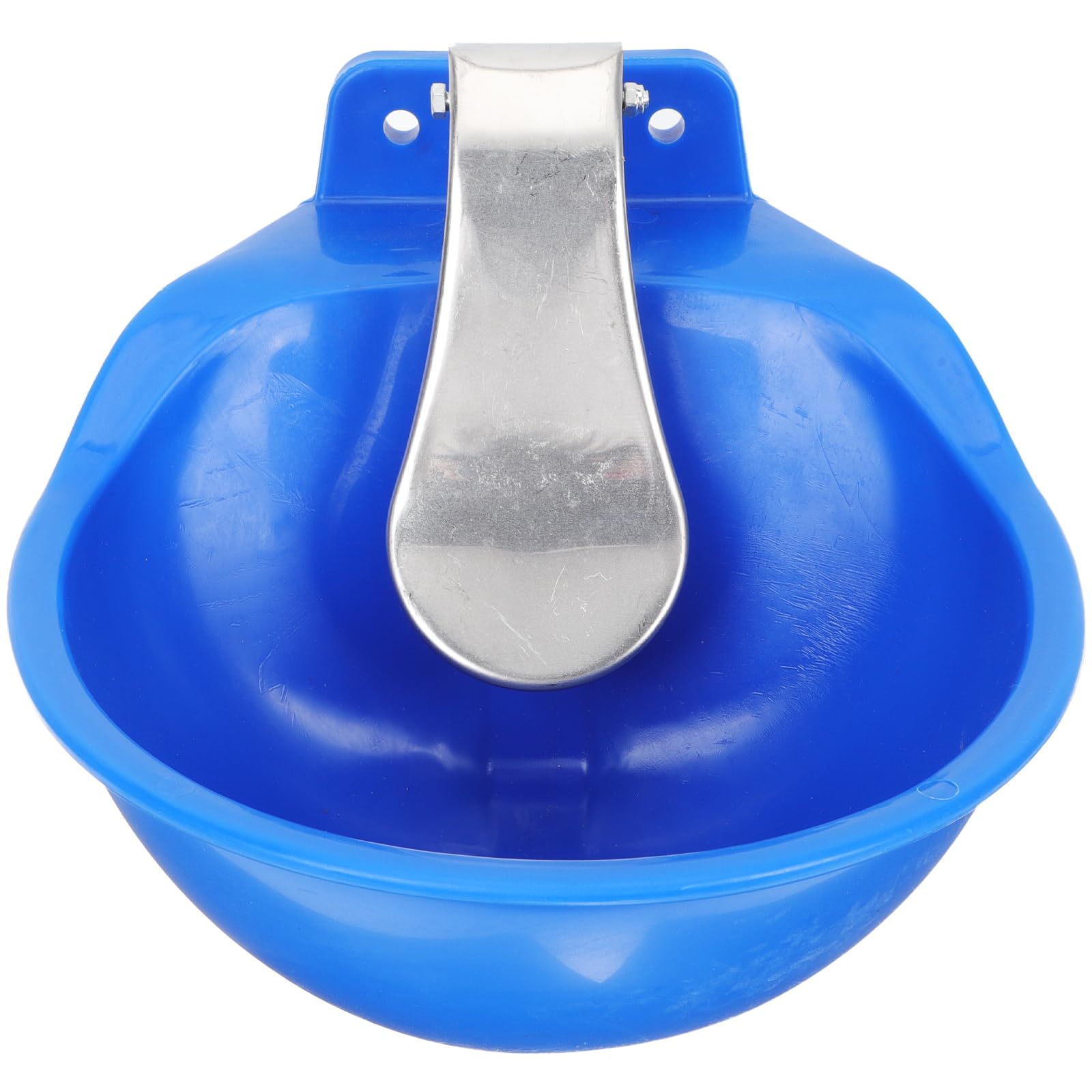 HEMOTON Bebedero Automatico Automático Bochas Racor Deposito Cuenco De Agua Potable De Vaca Bebedor De Granja Dispensador De Bebidas Vasos Para Beber Ganado Acero Inoxidable Blue