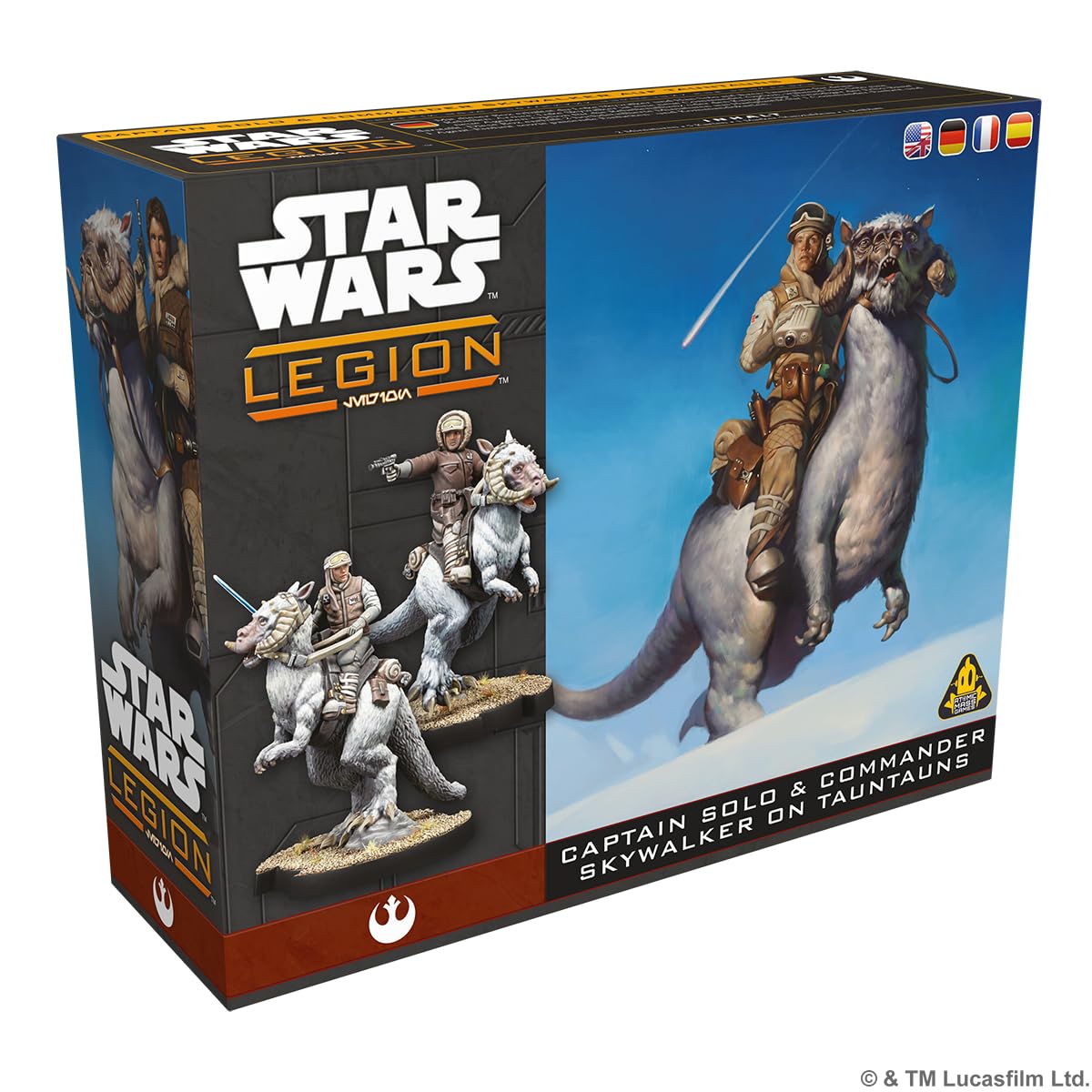 Atomic Mass Games | Star Wars: Legion Captain Solo & Commander Skywalker On Tauntauns | Espansione Per Gioco Di Miniature | 2 Giocatori | 90 Minuti