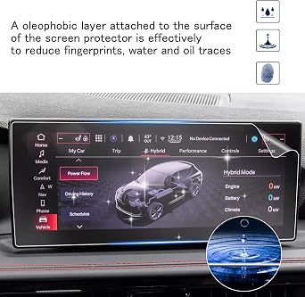 SHAOHAO 2 Pcs for 2026 Dodge Hornet Screen Protector for 2023 2024 2025 2026 Dodge Hornet Accessories (GT, GT Plus, R/T, R/T Plus) 10.25 Inch HD Clear Infotainment Display Anti-Fingerprint & Scratch