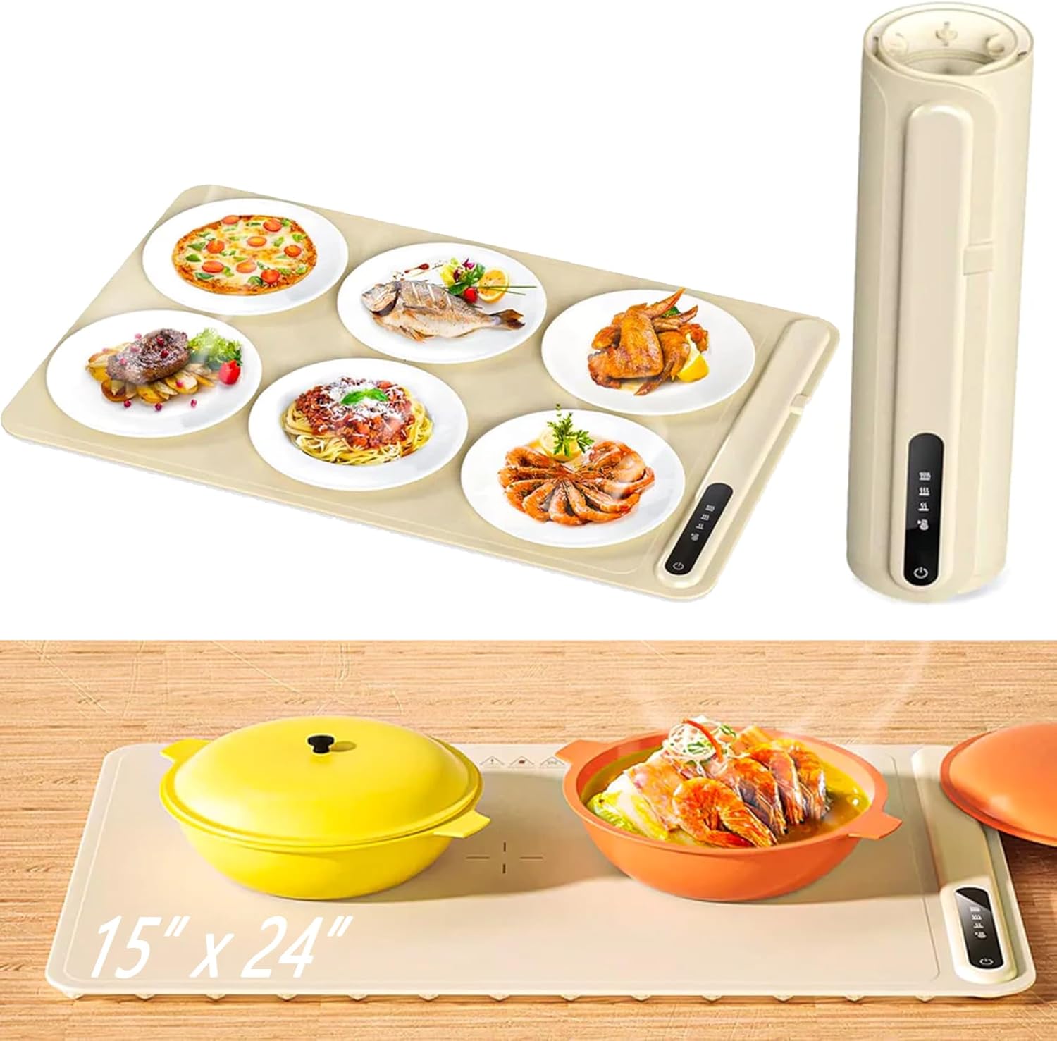 WarmIt Pro 2.0 Smart Heating Tray With Nano Coating, Fast