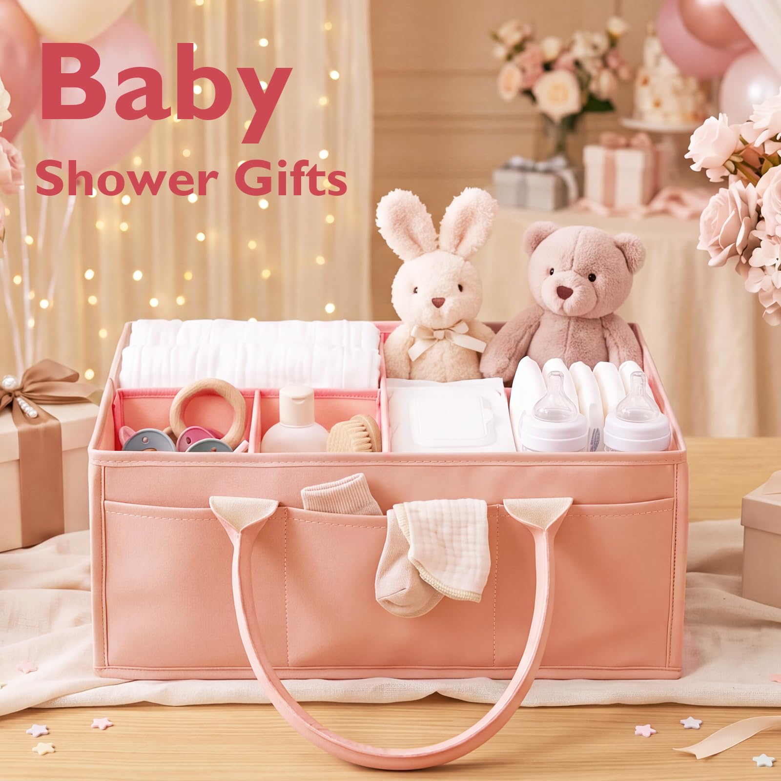 WERNNSAI Organizer per pannolini per bambini, regalo portatile per baby shower