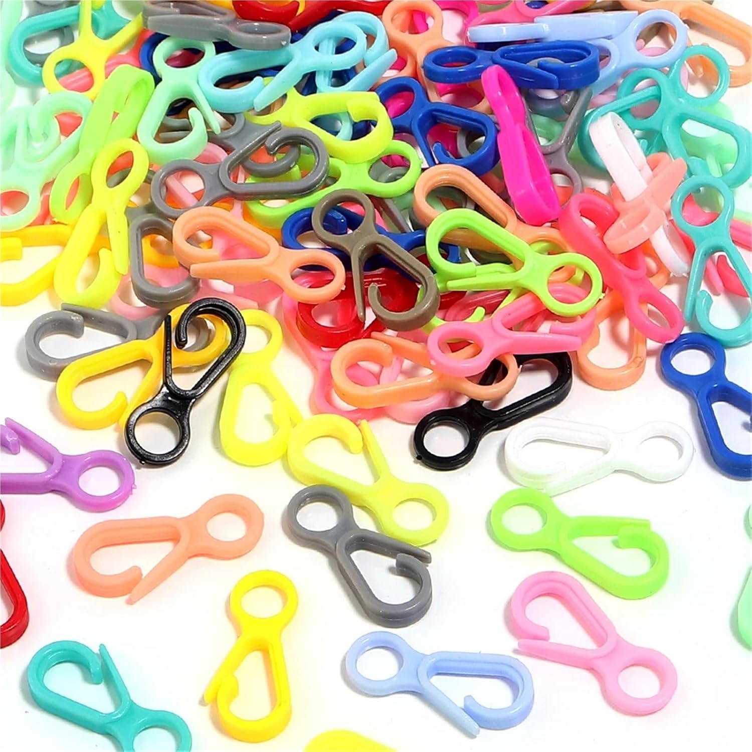 200PCS Multi Color Lobster Clasps for Jewelry Making Keychains