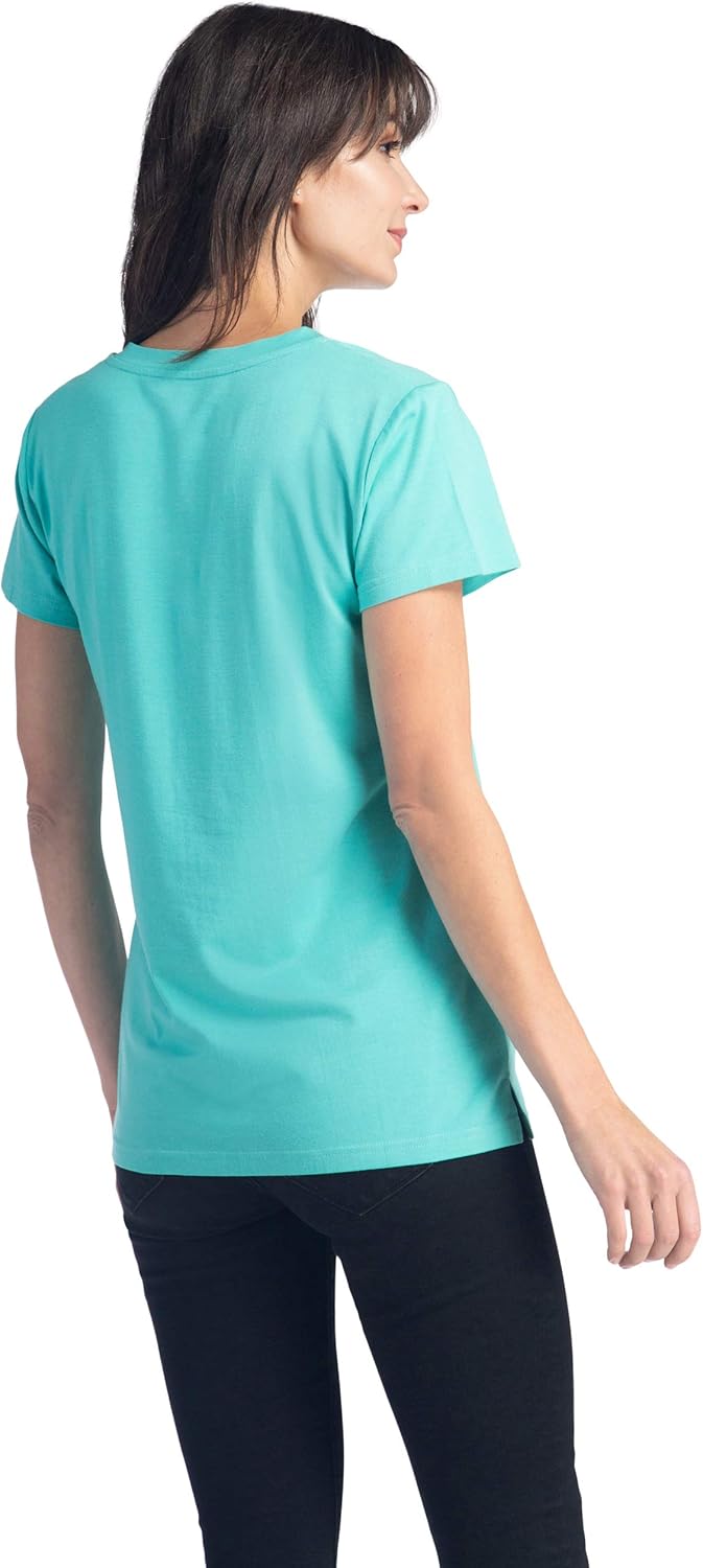 Fishers Finery Women's Ecofabric Short Sleeve Classic Fit V Neck Tee - Image 3
