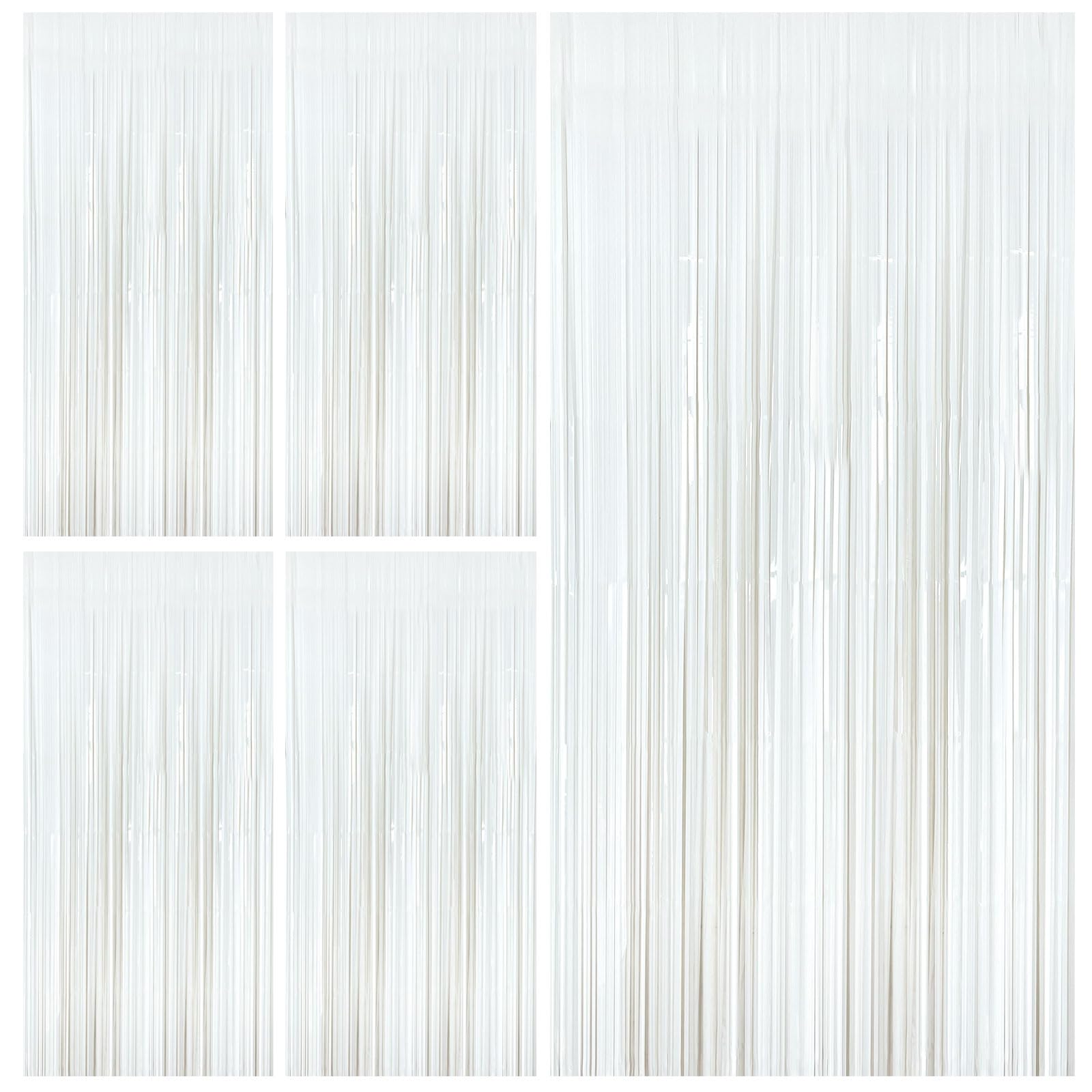 Shimmering Foil Fringe Backdrop - Party Decorations -25