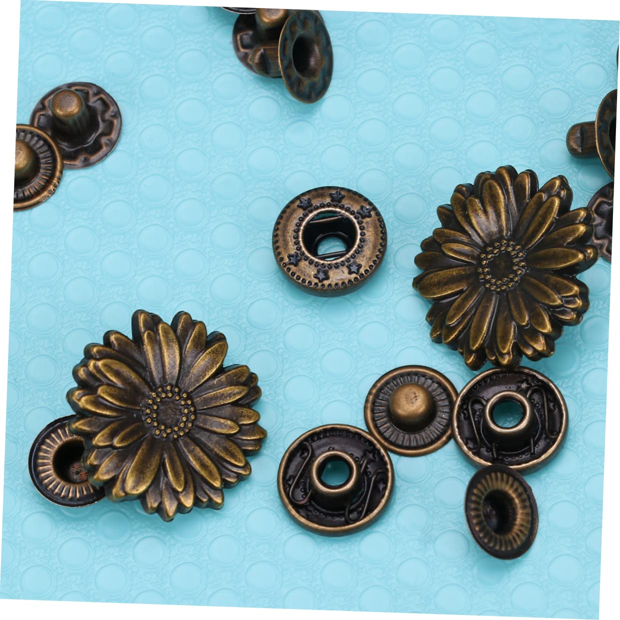 Cierres Magnéticos De Latón Antiguo De 14 Mm Y 18 Mm Para Bolsos Y Carteras - ¡Juego De 2! - Hardware De Bolsa - México