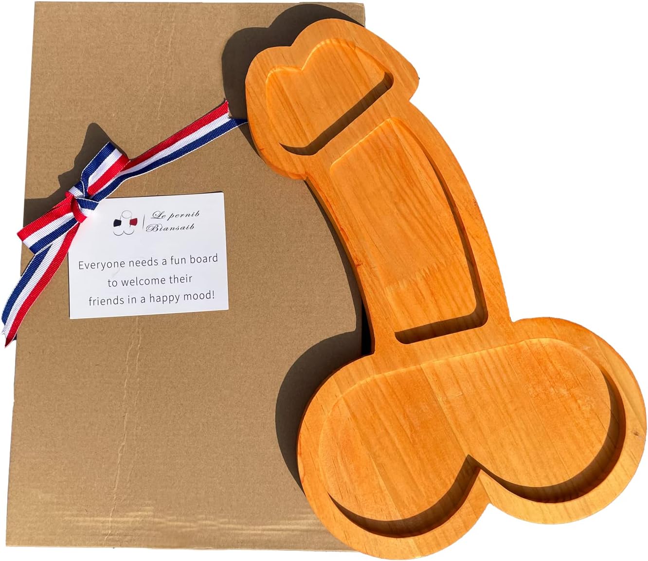 Funny Shape Cheese Charcuterie Boards, Extra Large Aperitif Board Wood Platter for Adults Bachelorette Party Gag Gifts Housewarming Gift
