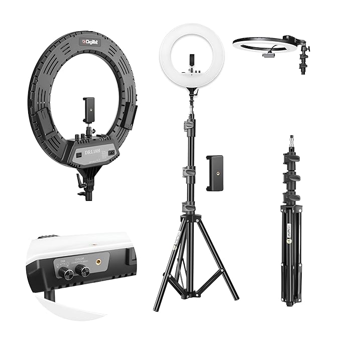 DIGITEK® 18-inch LED Ring Light