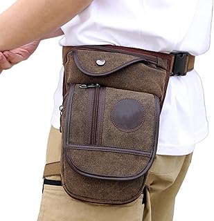 Perna para Homens,perna em lona | Fanny Pack para homens e mulheres, bolsa larga para a coxa para caminhada, corrida, caminhada, ciclismo Iytefeki