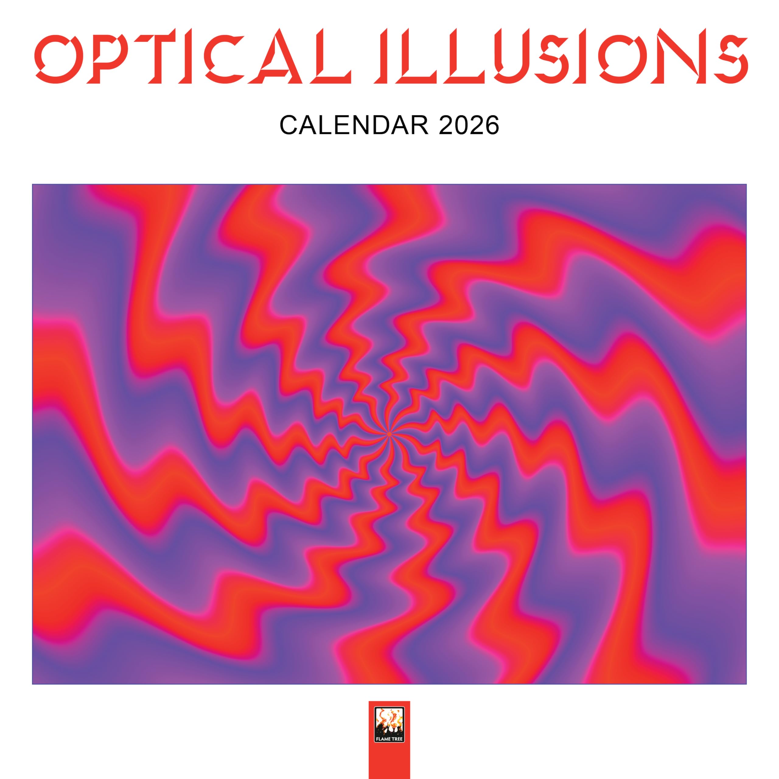 Optical Illusions Wall Calendar 2026 (Art Calendar)