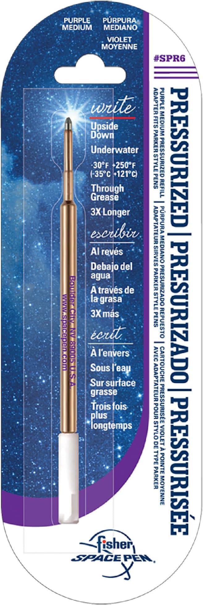 (フィッシャースペースペン) Fisher Space Pen ポイント圧縮詰め替えインク SPR4B M