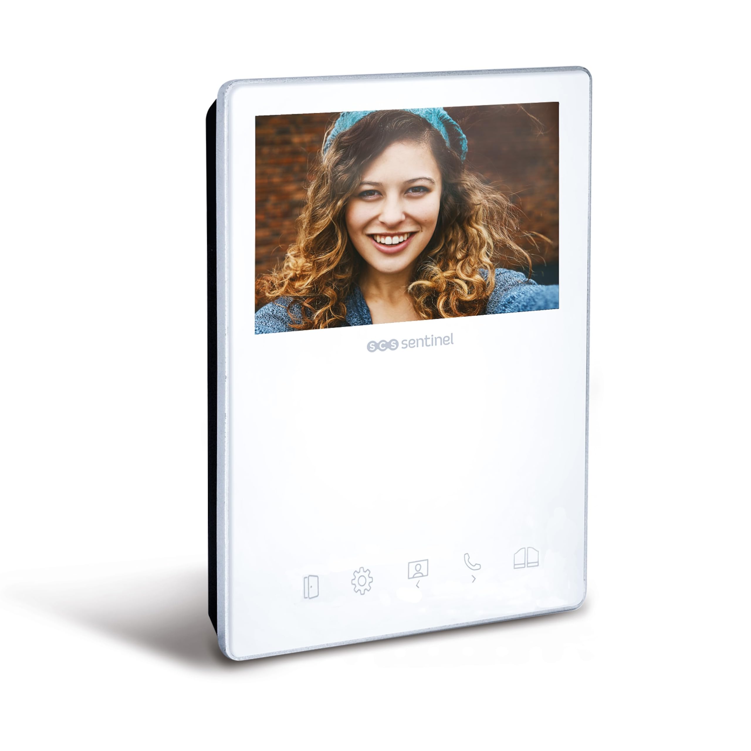 SCS Sentinel - Video de intercomunicador 2 alambre - Video Porter con pantalla 4.3 " - IP55- Videófono con cable, placa de calle con visera, campana, transformador de potencia - Visiokit 4.3