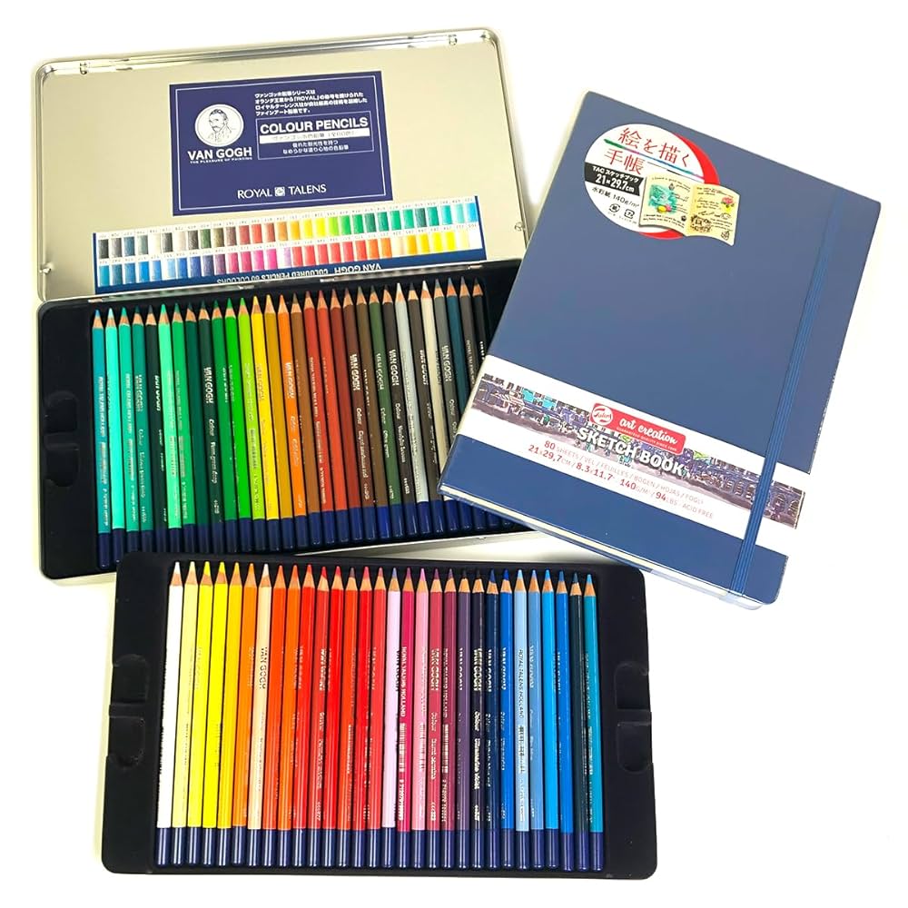 VAN GOGH 60色 油性色鉛筆セット ヴァンゴッホ色鉛筆 60色セット | 文具のチカラ