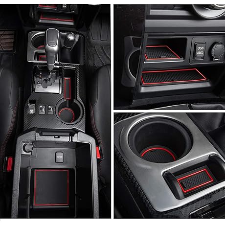 JDMCAR Compatible with Toyota 4Runner Accessories 2010-2024 Premium Cup Holder, Console, and...