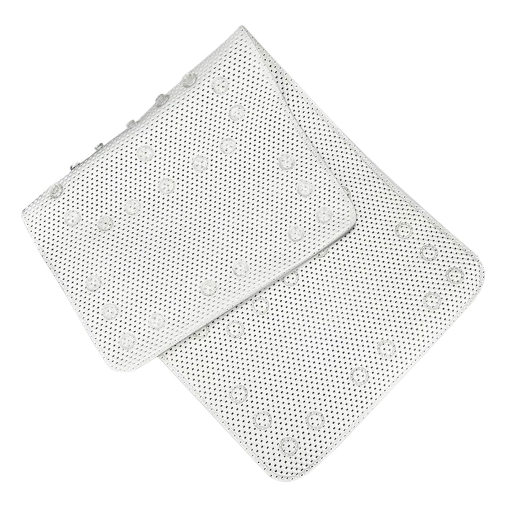 Alfombrilla antideslizante para bañera de PVC lavable a mano con ventosas potentes
