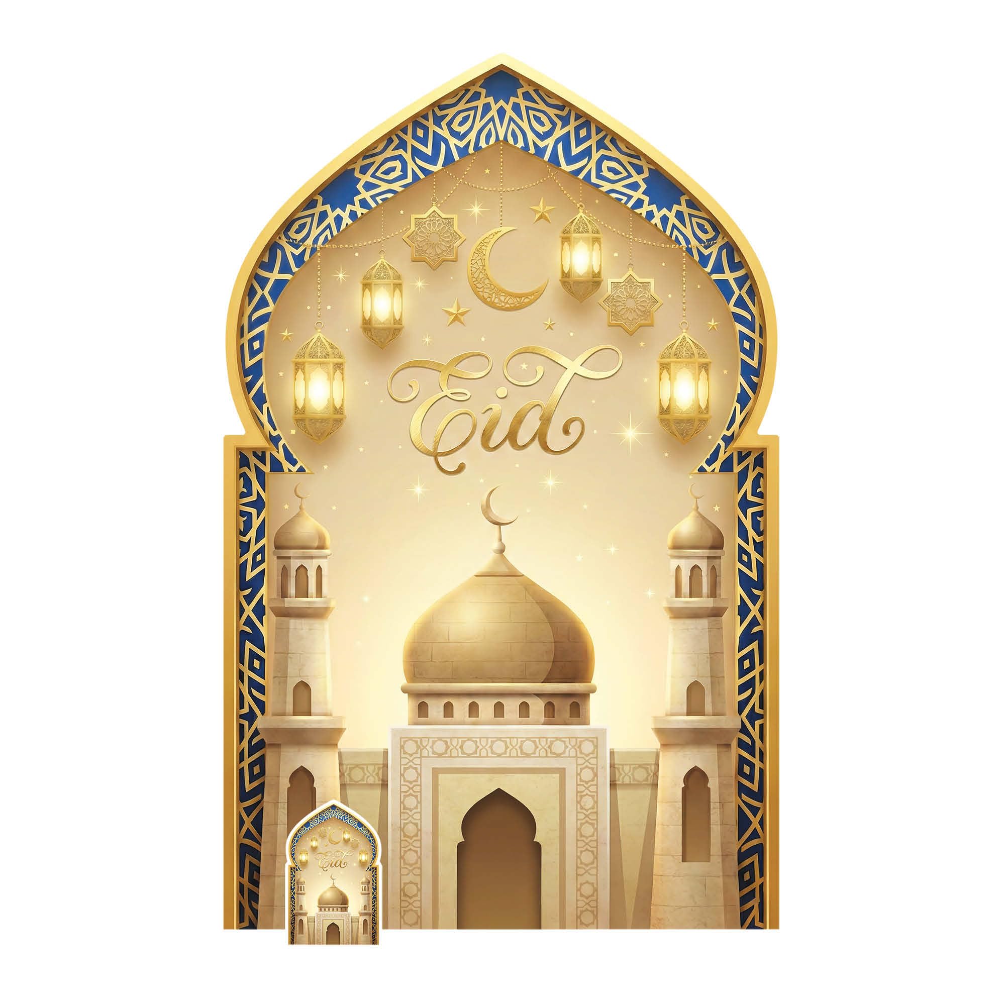 Star Cutouts Eid Mosque Sc4883 Decoration Cardboard Cutout Height 134Cm