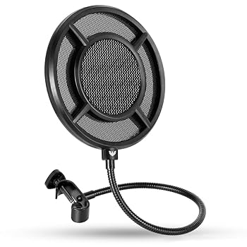 Amazon.com: Mic Pop Filter, Professional Metallic Mic Pop
