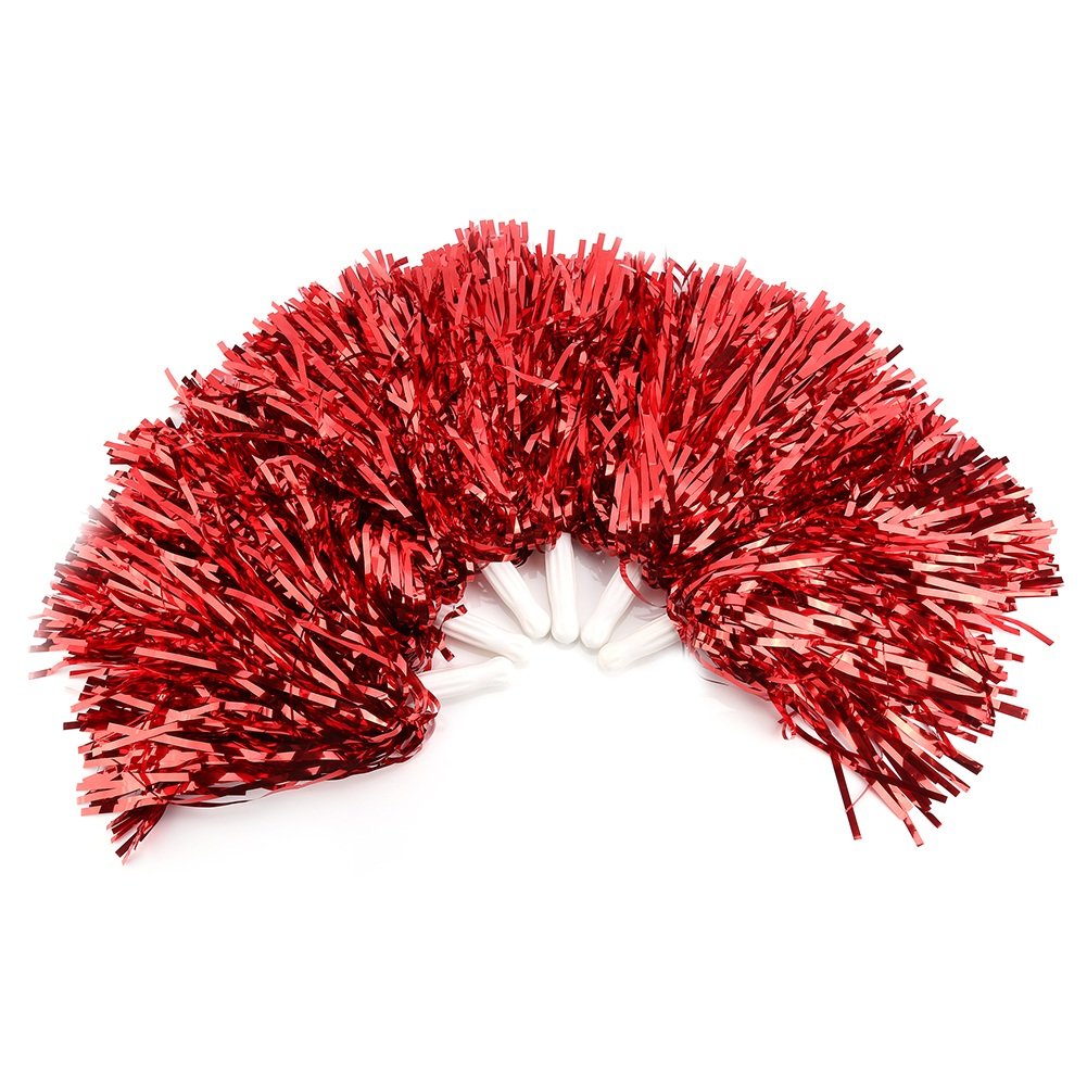 VGEBY 6 Pompones de Animadora para Fiestas Deportivas, Accesorios de Baile, Flores de Mano, 7 Colores a Elegir — view 11