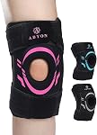 ABYON Knee Brace for Pain Relief, Meniscus Tear, Arthritis, ACL and Joint Support – Open Patella Dual Side Stabilizer Knee Support with Medical-Grade Compression for Men and Women - Please Check How To Size Video