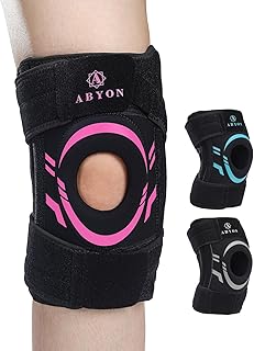 ABYON Knee Brace for Women Plus Size Stabilizer for Knee Pain, Meniscus Tear, Arthritis, Acl, Mcl Pain-[Patented] Adjustable Wrap Patella Stability with Medical-Grade Compression for Fast Recovery