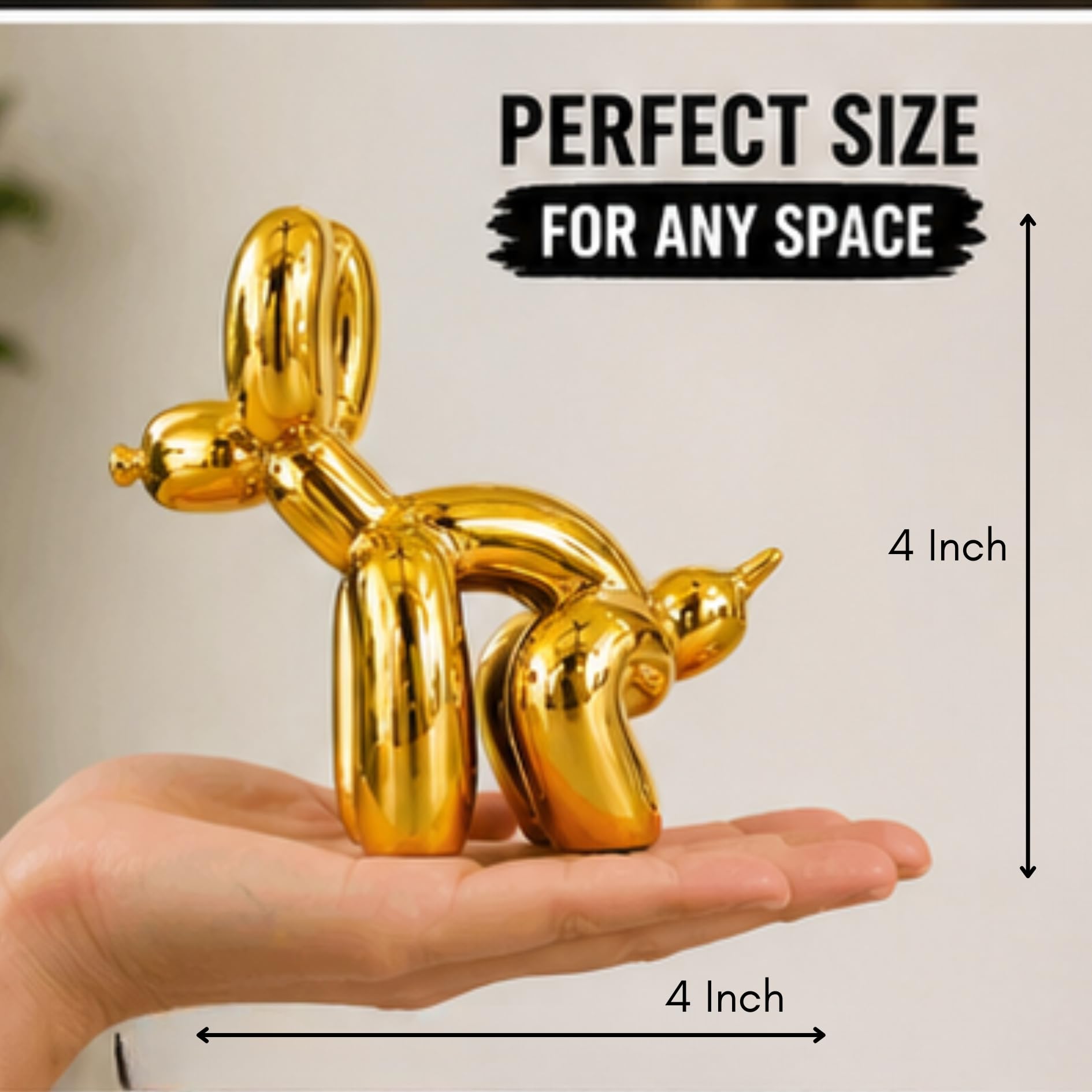 Amazon.co.jp: Pozbee うんち犬の彫刻 ゴールド、ペット愛好家のための