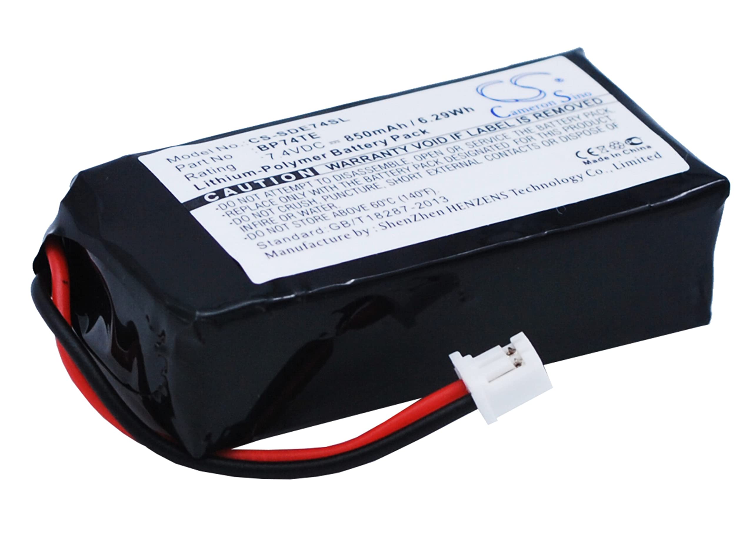 LEBEE Compatible with Battery D0GTRA BP74TE DA212, Edge RT Transmitter, Edge Transmitter, Edge TX 850mAh