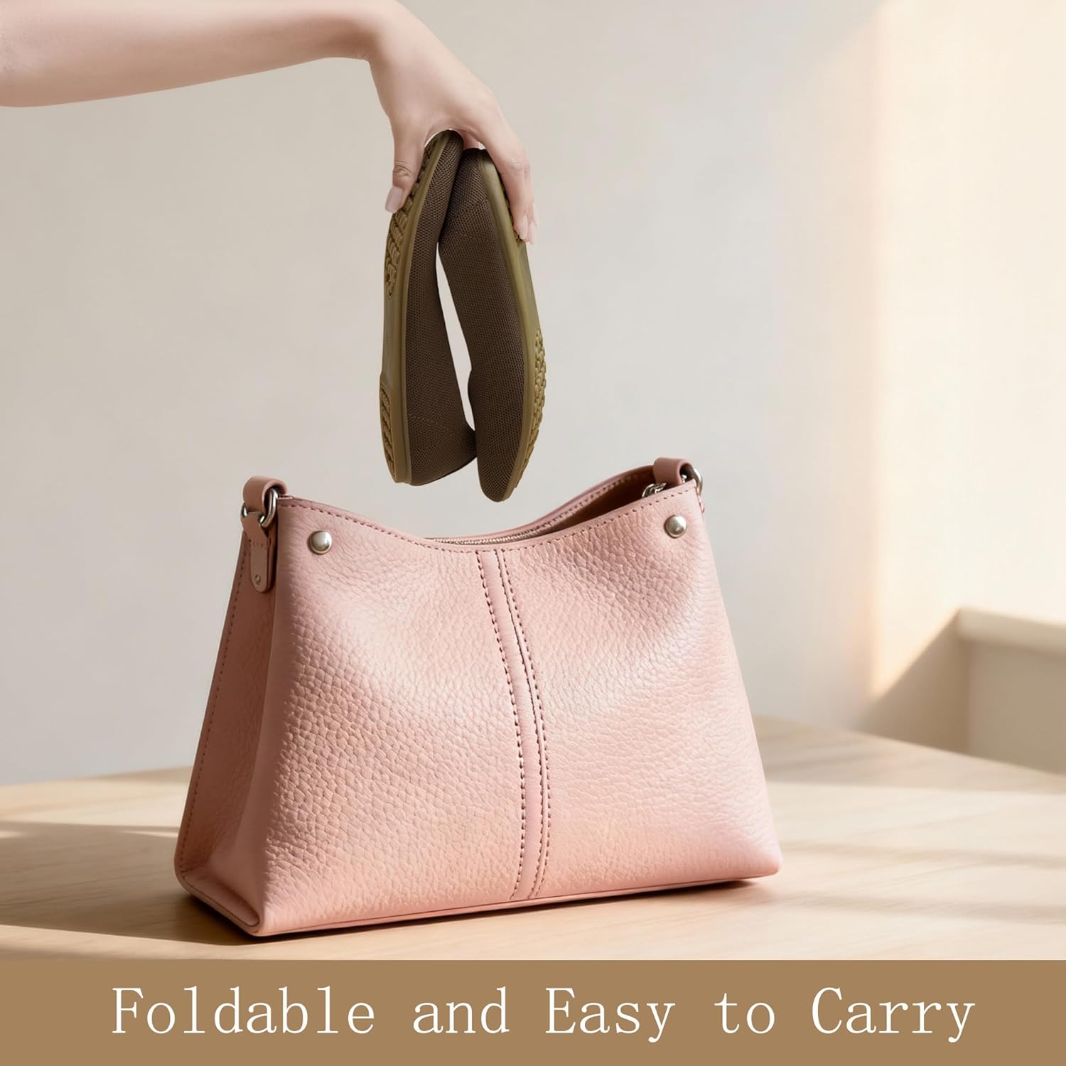 Women's Ballet Flat Dressy Casual Knit Shoes Round Toe Women Mesh Flats - Image 11