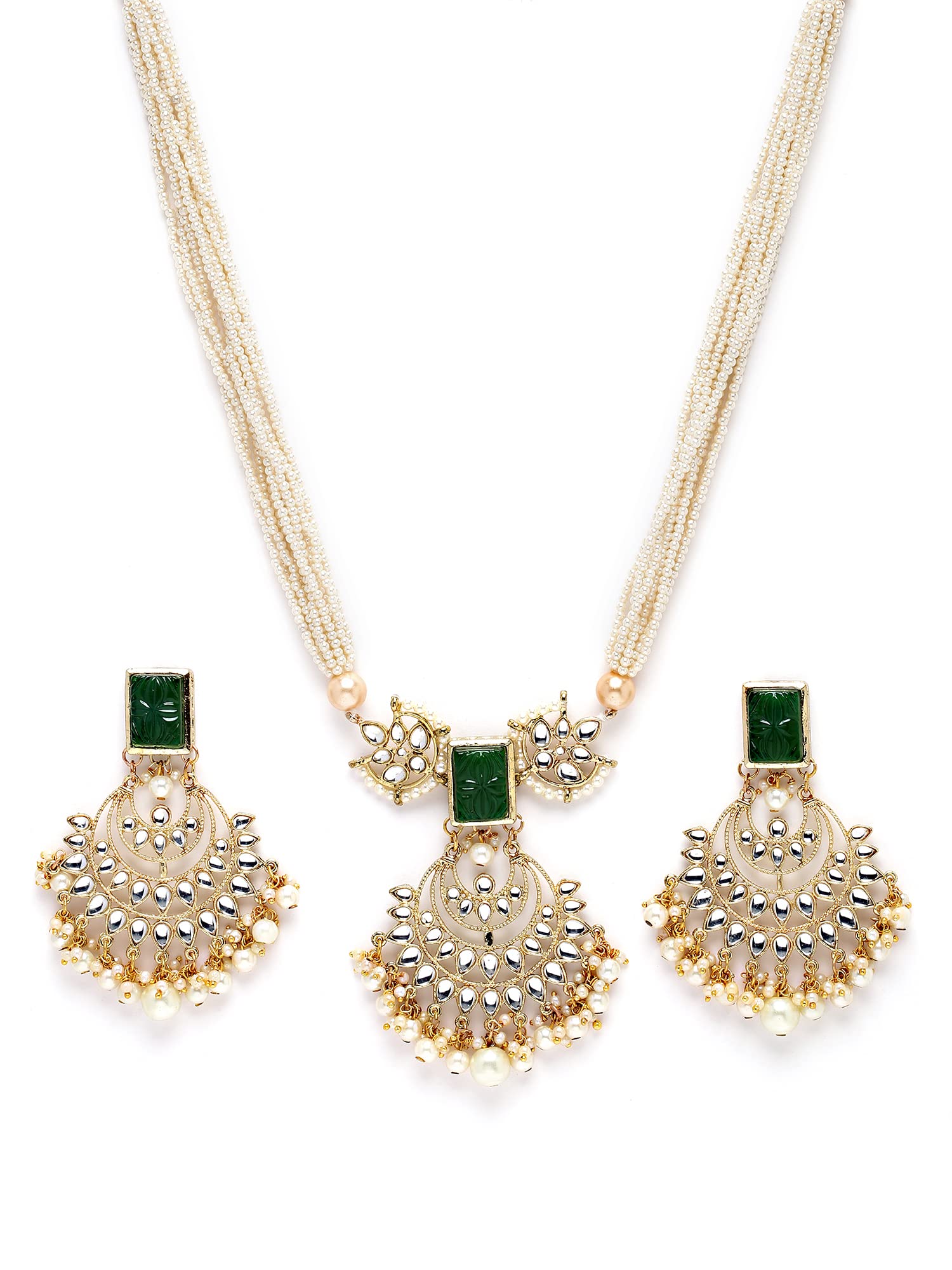 See full amazon price history chart for Karatcart Gold Plated Green Carved Stone and Kundan Rani Haar Necklace Set for Women Karatcart Gold Plated Green Carved Stone and Kundan Rani Haar Necklace Set for Women (B0BDDSBM1Y) Amazon Price History, Amazon Price Tracker