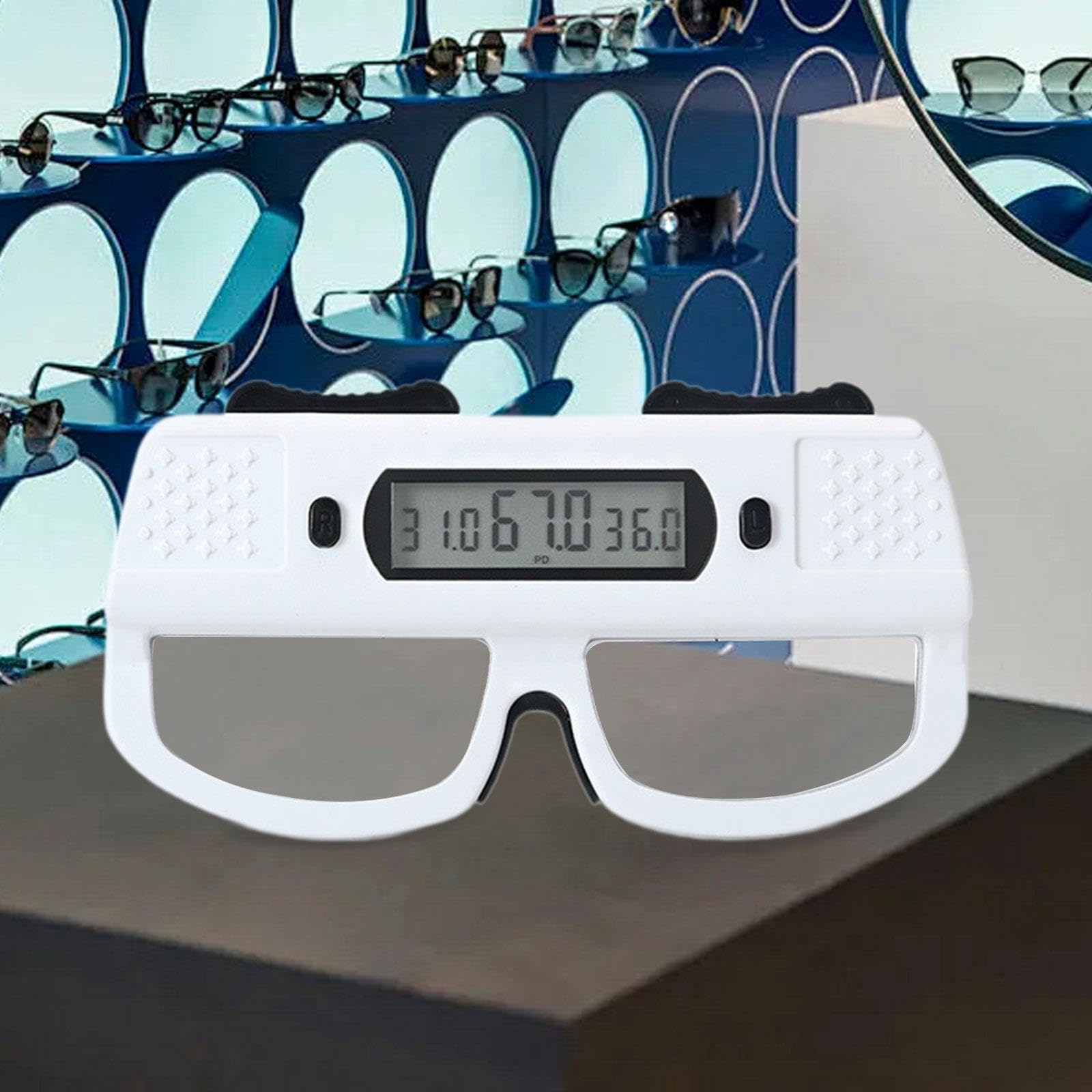 Misuratore di distanza pupillare digitale ottico PD righello con schermo LCD e funzione di memoria per strumento oftalmico occhio scala interpupillare distanza