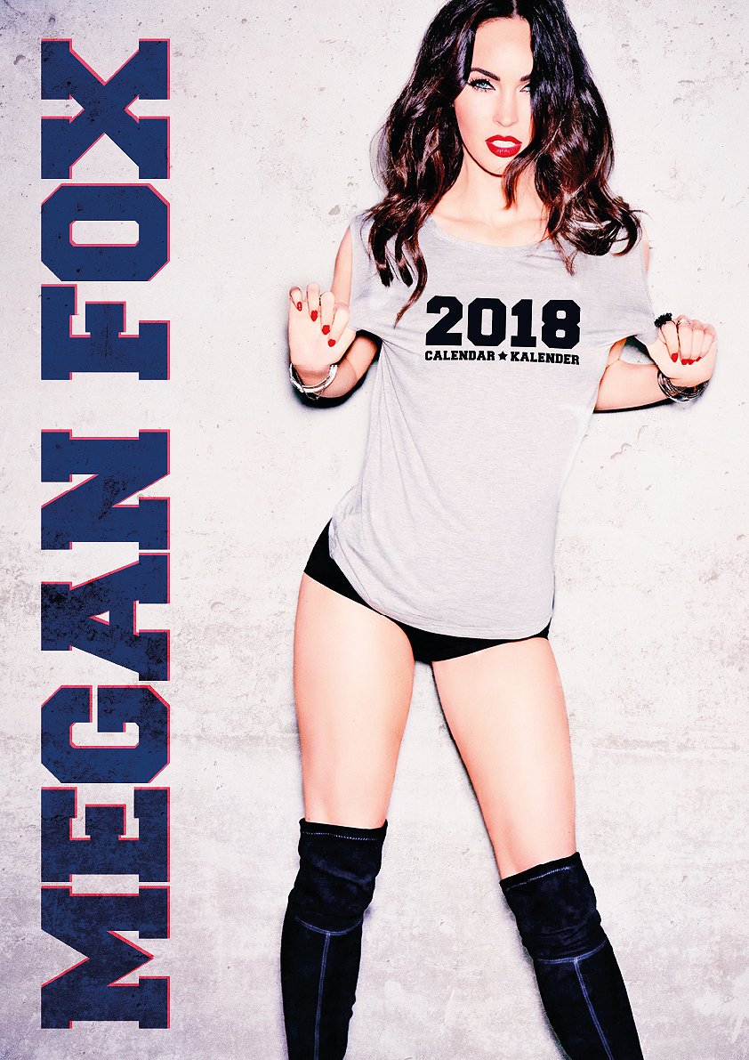 Megan Fox 2018 Calendar Calendar – Illustrated, 31 Aug. 2017