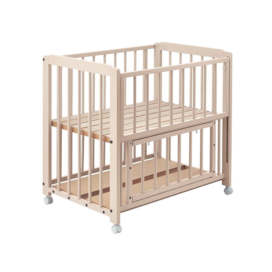 Amazon.co.jp: [ベルメゾン] ベビーベッド ミニ 多機能 低